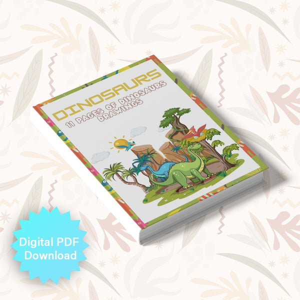 Dinosaurs coloring book